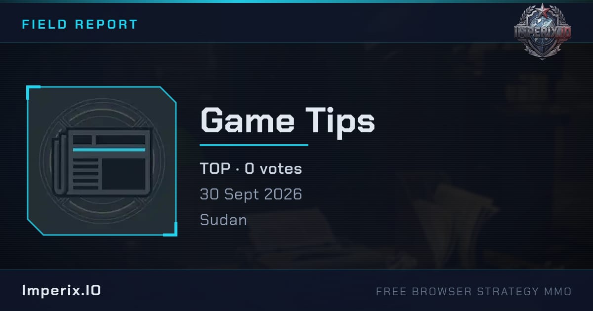 Game Tips - Imperix