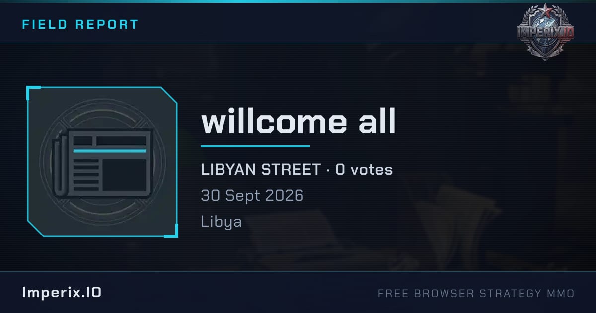 willcome all - Imperix