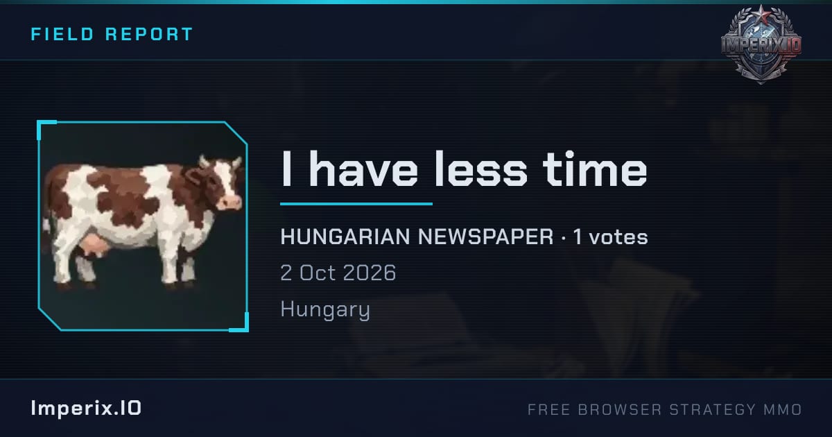 I have less time - Imperix