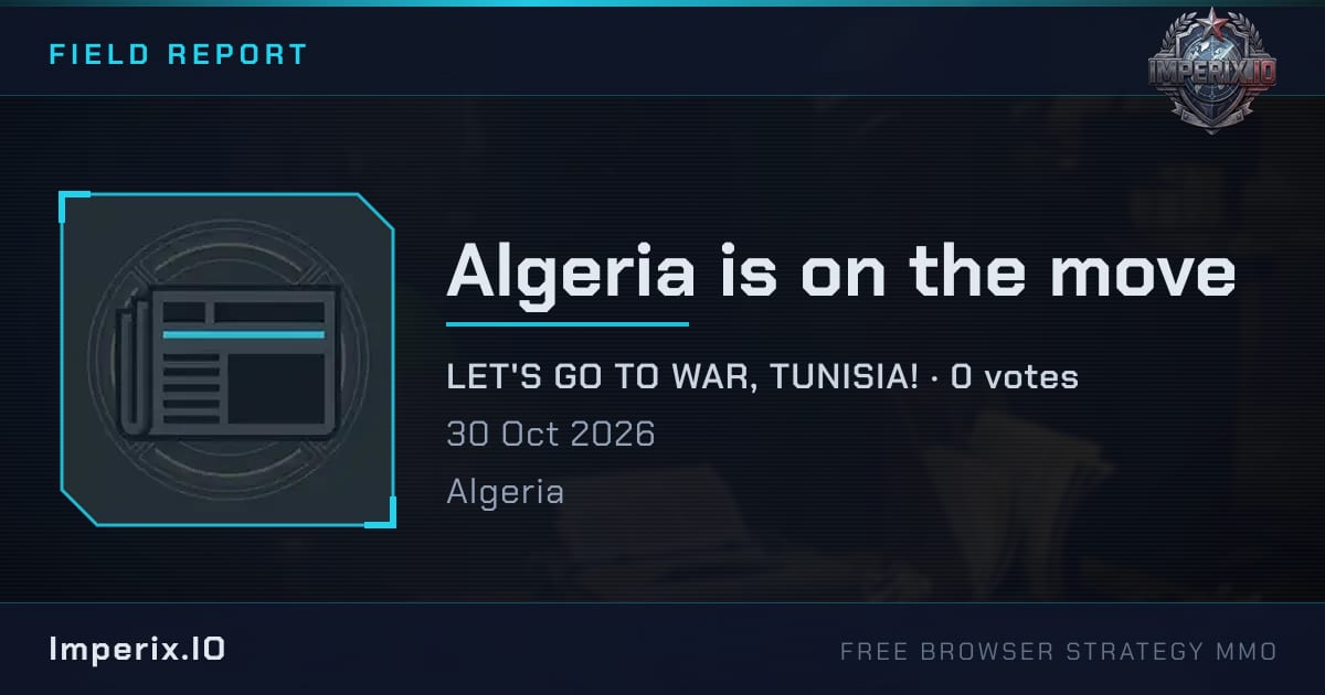 Algeria is on the move - Imperix