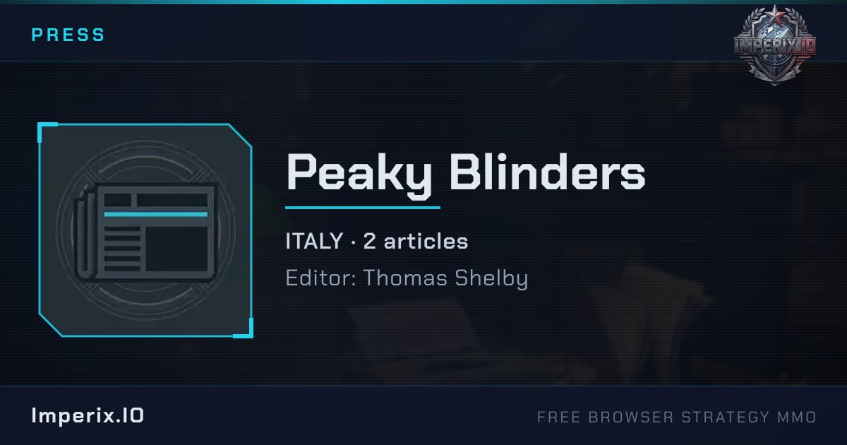 Peaky Blinders - Imperix