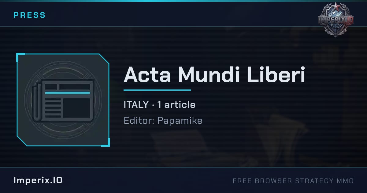 Acta Mundi Liberi - Imperix