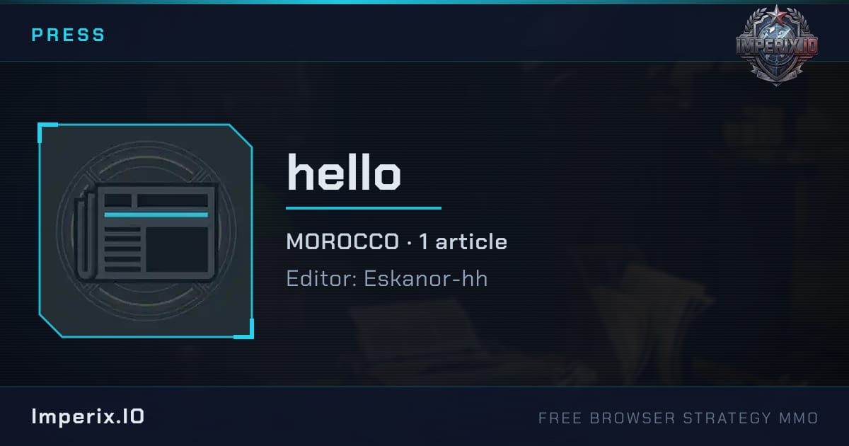 hello - Imperix